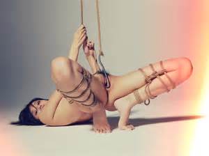 buceta de bondage BDSM espalhar gancho ligado