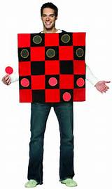 Adulto Checker Board traje $33,89
