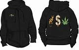 Imagem de tudo o que eu preciso personalizado hoodie buceta dinheiro erva (impressÃ£o digital)...