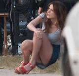 Bella Thorne em upskirt calcinha preta - estrela privado