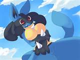 ... lucario mamÃ­fero nintendo fora pokÃ©mon buceta r0ckya red_eyes cÃ©u