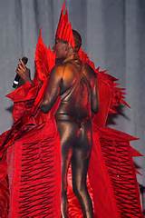Grace Jones mostrando seu belo rabo upskirt no palco fotos paparazzi