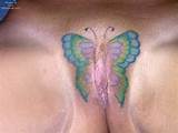 paixÃµes do tatuagem: tatuagem de borboleta Vagina