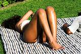 Privada Bikini hackeada vazou fotos Rihanna mostram um ligeiro Nip Slip