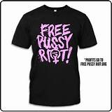Buceta Riot grÃ¡tis Pussy Riot (Unisex preto) - t-shirt