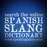 palavras de pesquisa falando latino e listas de gÃ­ria espanhola espanhola