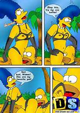Homer Simpson porra nu Marge Simpson