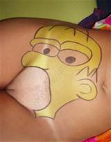 Homer Simpson Vagina tatuagem :)
