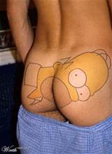 Homer Simpson minha buceta tatuagem