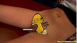 Homer simpson-buceta-pintura-10