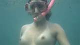 Nu, mergulho nas Bahamas