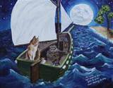A coruja e o gatinho por Serendipity-on DeviantArt
