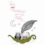 A coruja e o gatinho por Edward Lear, como descrito por Mara Girling