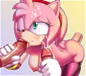 1girl amy_rose animal_ears apÃ³stolo bunda bent_over blush arco seios cum...