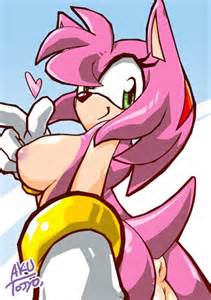 Amy rose Ã¢nus buceta peitos do hentai e simples sÃ´nica de amy peludo rosa...