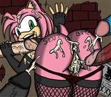 anthro Amy_Rose Ã¢nus cu body_writing sem fundo cum cum_everywhere...