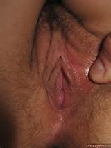 Buraco da Vagina molhada buceta perto nu feminino foto