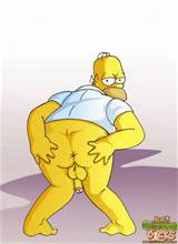 Homer Simpson Gay cara