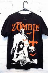 Tamanho de Rob Zombie adolescente Nosferatu buceta Vintage T pequeno