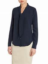 Aquascutum Diana Pussy Bow blusa