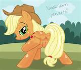 applejack_(MLP) english_text green_eyes cavalo my_little_pony...