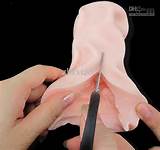 Vagina realÃ­stica buceta bolso Masculino Masturbator 3D realista interna...